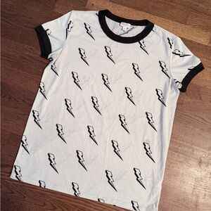 Lularoe Liv Tee a Lightning Bolts
